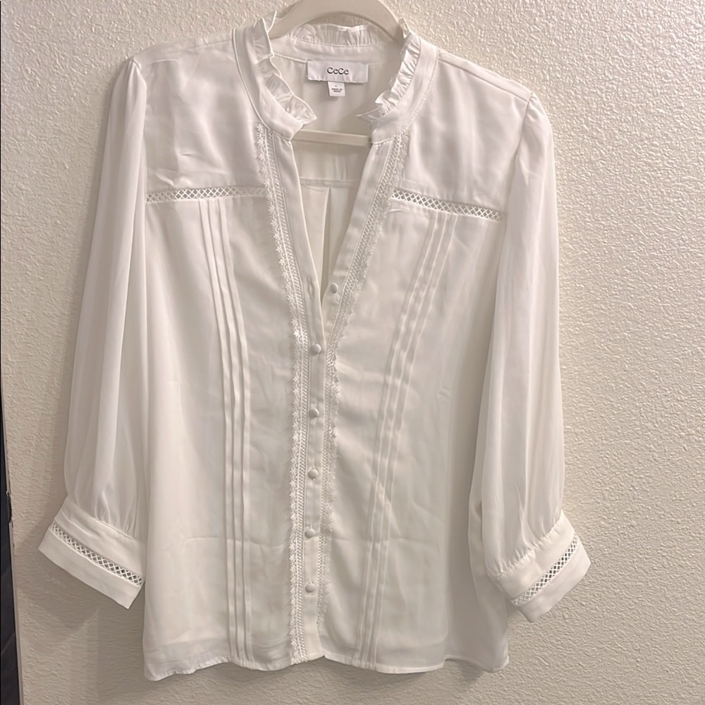 Cece Ivory blouse for women /L